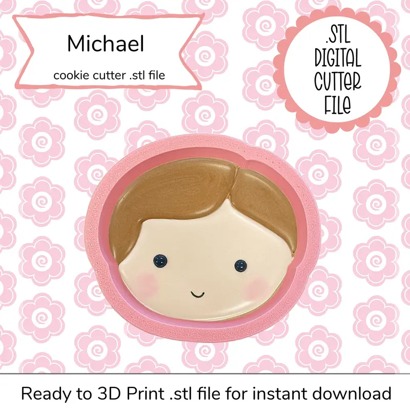 Michael Darling Cookie Cutter – Child Character Stl File 1