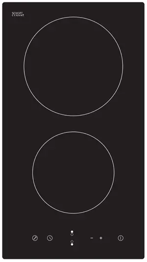 Midea 2-Burner Ceramic Cooktop – Touch-Control Interface With Schott Ceran Glass Surface 1
