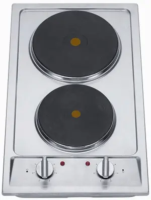 Midea 2-Burner Electric Cooktop – Stainless Steel Design With Rapid-Heat Plates 1