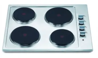 Midea 60Cm Electric Cooktop – Stainless Steel With Four Rapid-Heat Elements 1