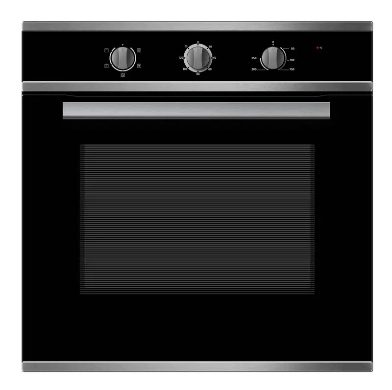 Midea 60Cm Multi-Function Fan-Forced Oven – Stainless Steel Build, Full-Extension Rails & 5 Cooking Modes 1