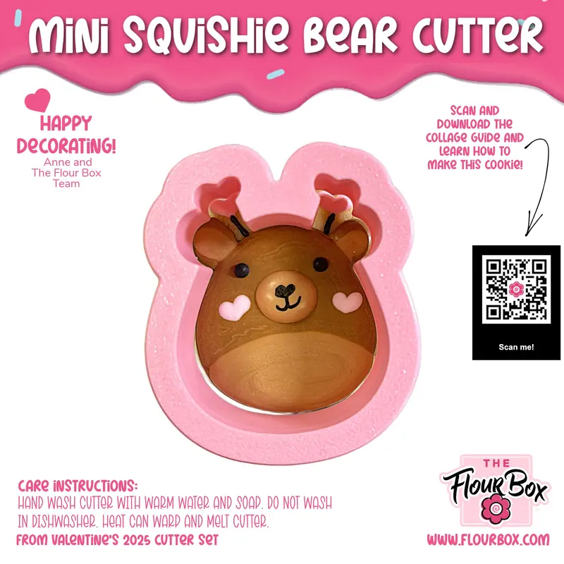 Mini Squishy Bear Cookie Cutter – Adorable Holiday Shape 1