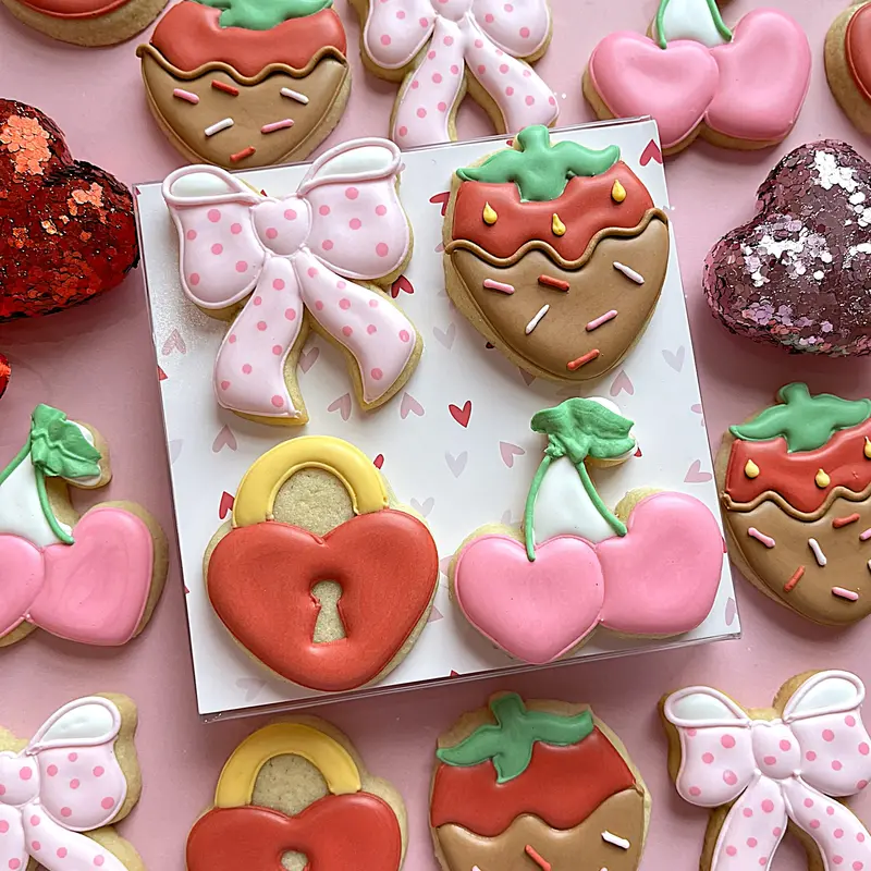 Mini Valentine Cookie Cutter Set – 4-Piece Collection 1