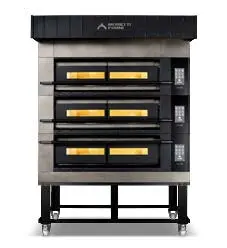 Moretti Comp X100E/3/S Triple-Deck Electric Oven On Stand 1