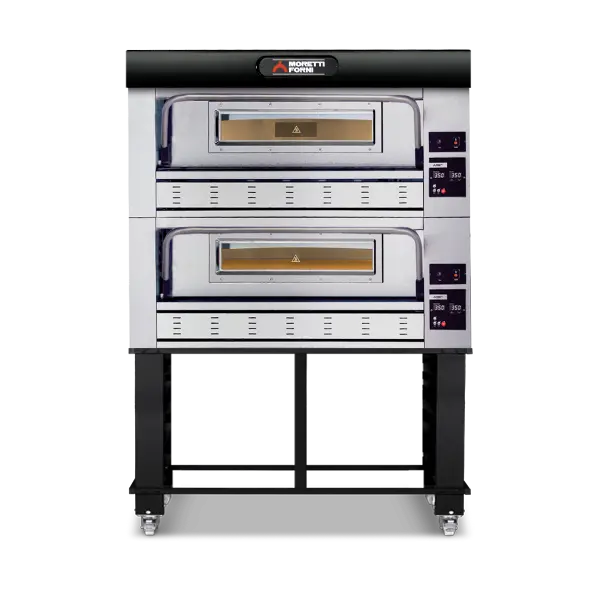 Moretti Forni Comp P110G B/2/S Dual-Deck Gas Oven Mounted On Stand 1