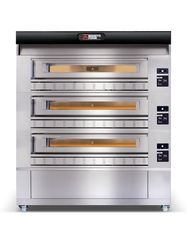 Moretti Forni Comp P150G A/3 Triple-Deck Electric Oven With Integrated Proofer 1
