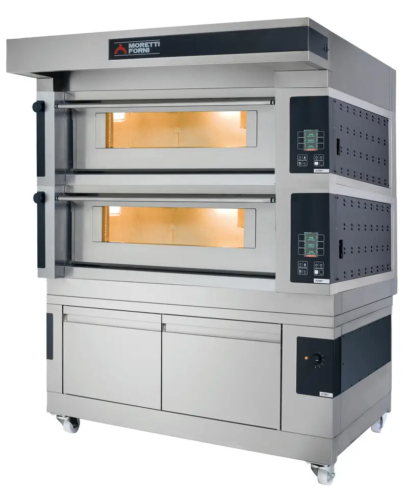 Moretti Forni Comp S120E/2A/L Dual-Level Electric Bakery Oven Featuring Built-In Proving Chamber 1