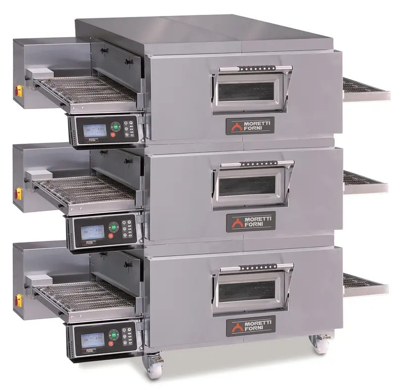 Moretti Forni Comp Tt98E/3 Triple-Deck Electric Conveyor Oven 1