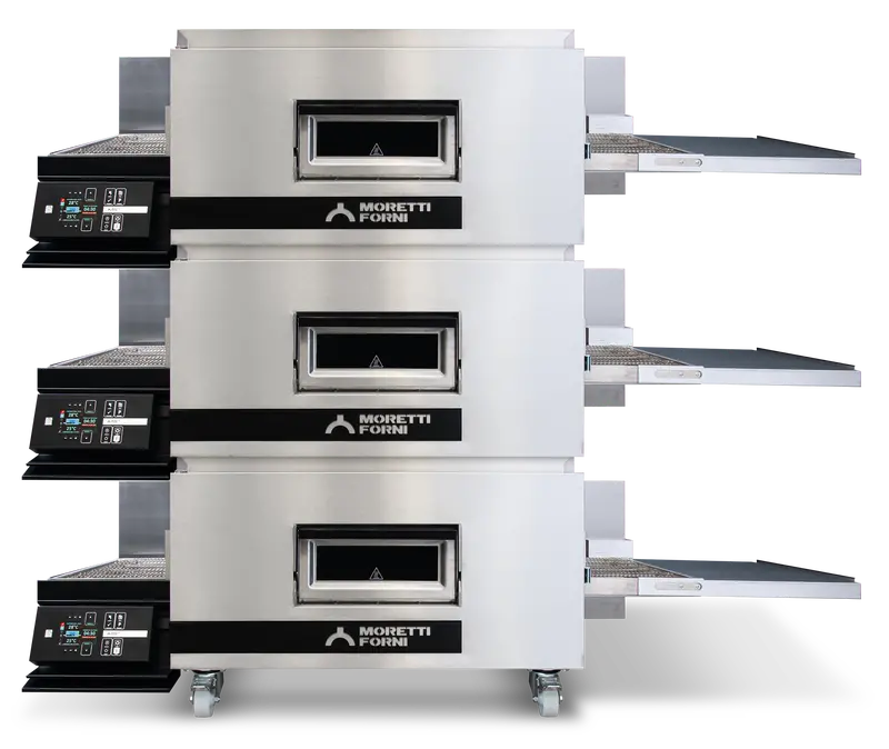 Moretti Forni Tt96E/3 Triple-Deck Electric Conveyor Oven 1