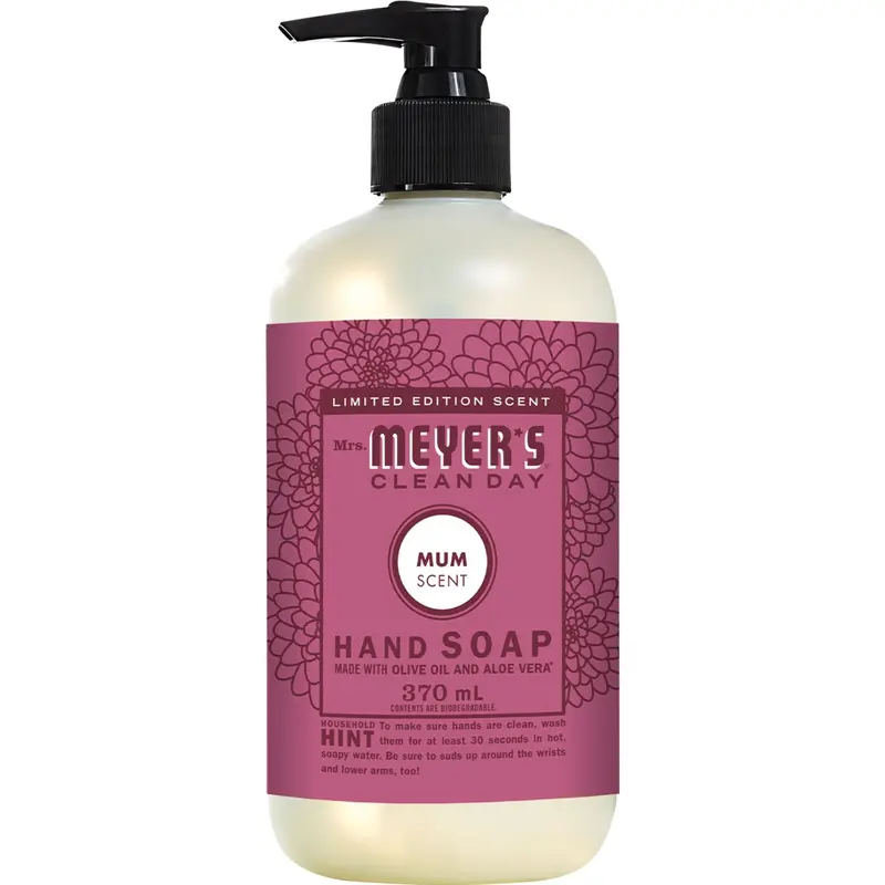 Mrs. Meyer’S Mum Scent Liquid Hand Soap – 370Ml Gentle Cleanser 1