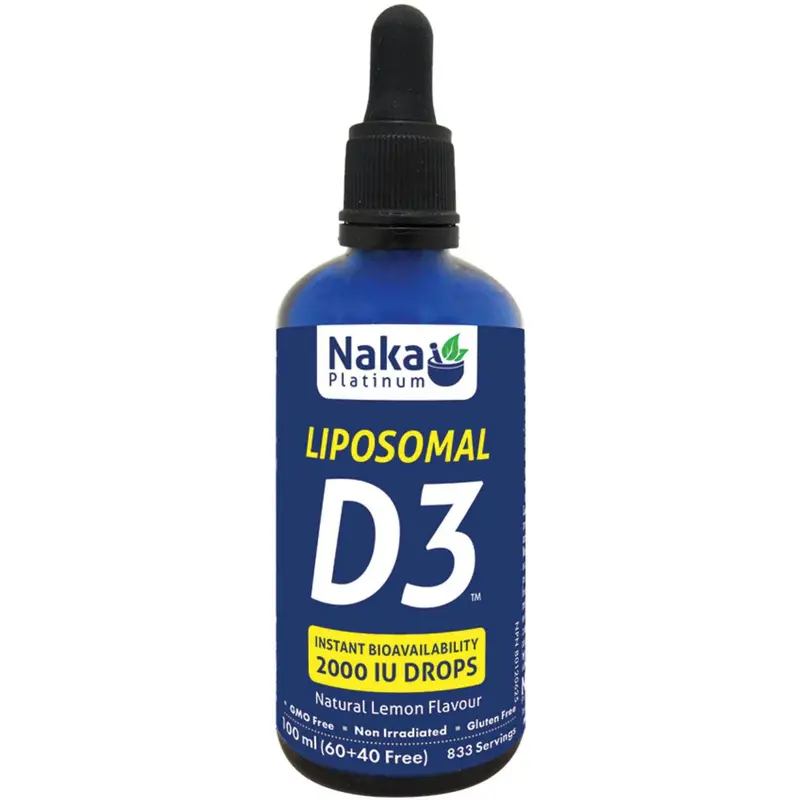 Naka Liposomal Vitamin D3 Liquid – 2000 Iu Per Serving (100 Ml) 1