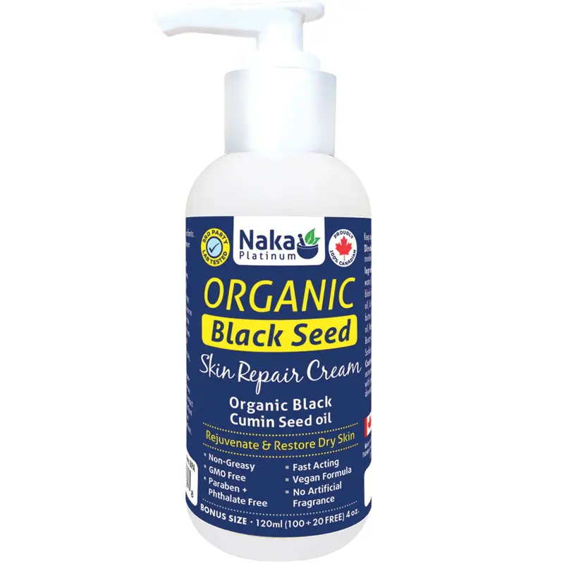 Naka Organic Black Seed Oil Moisturizing Cream – 120Ml 1