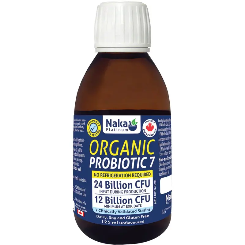 Naka Platinum Organic Probiotic Liquid – Shelf-Stable (125Ml) 1