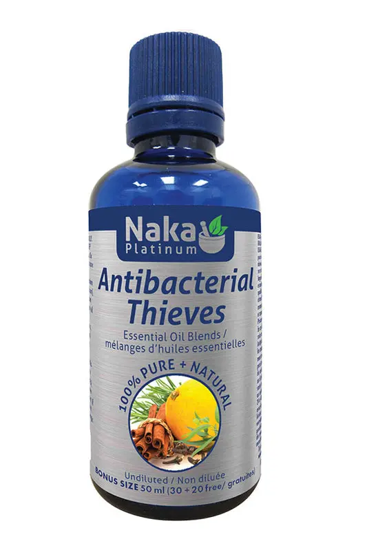 Naka Platinum Thieves-Style Antibacterial Essential Oil Blend – 50 Ml (Bonus: 30 Ml + 20 Ml Free) 1
