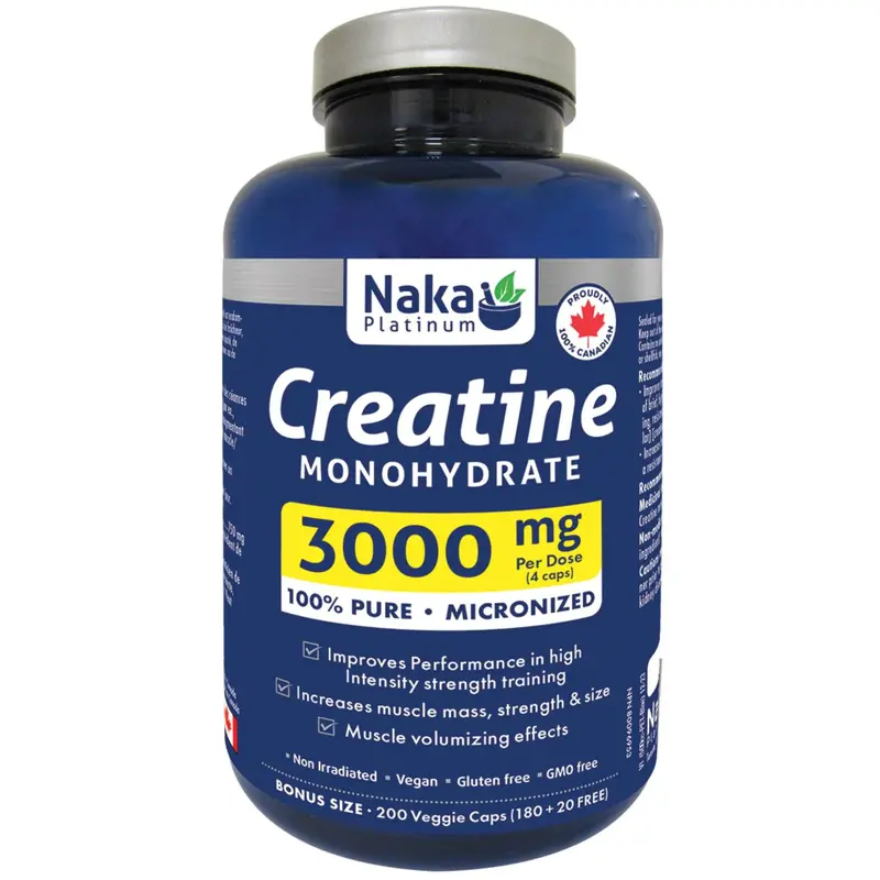Naka Pure Creatine Monohydrate 3000 Mg Powder – 200 Servings 1