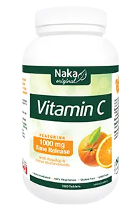 Naka Time-Release Vitamin C – 180 Tablets 1