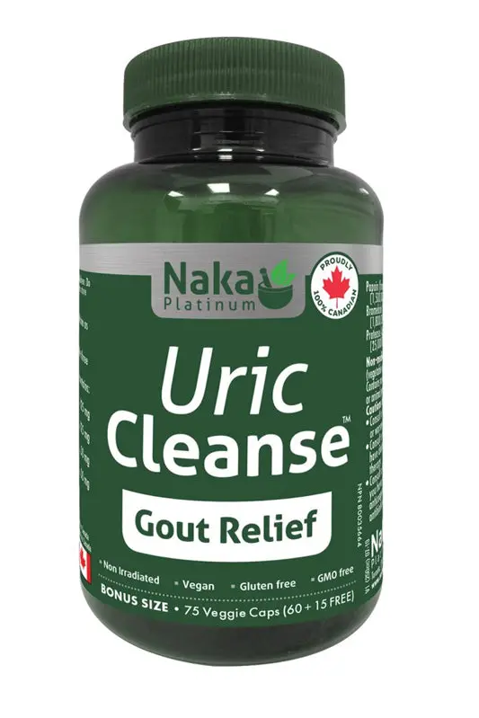 Naka Uric Cleanse Detox Support – 75-Capsule Bonus Pack 1