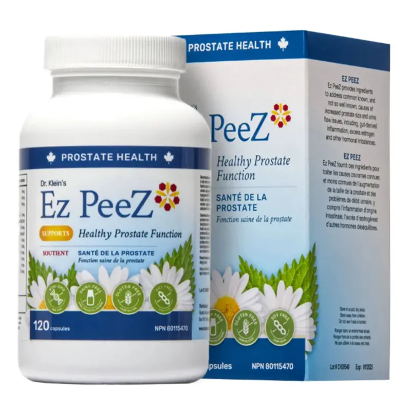 Nanton Ez Peez Prostate Health Support – Herbal Formula For Urinary Wellness, 120 Capsules 1