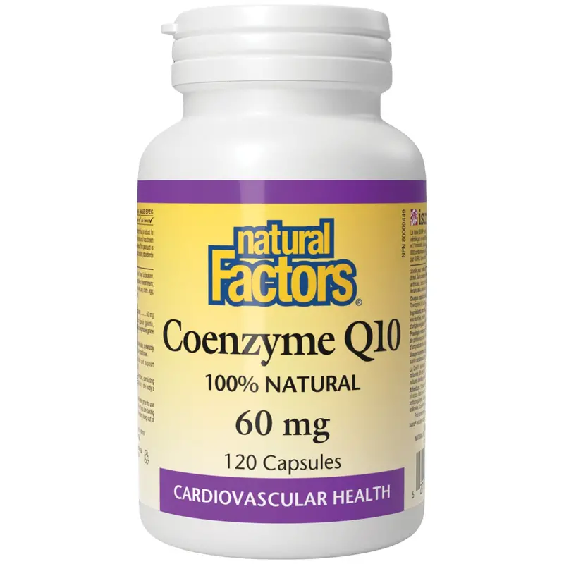 Natural Factors Coq10 60 Mg – 120 Softgels 1