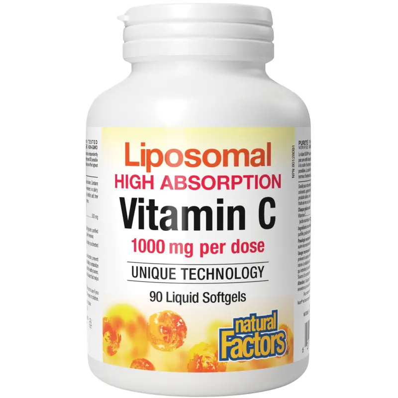 Natural Factors Liposomal Vitamin C Supplement – 90 Capsules 1