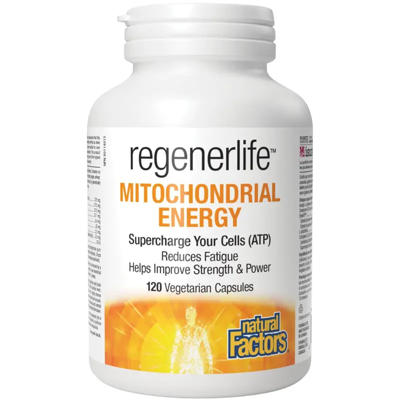 Natural Factors Regenerlife Mitochondrial Energy Support Formula – 120 Capsules 1