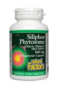 Natural Factors Siliphos Phytosome Milk Thistle Extract – 60 Capsules 1