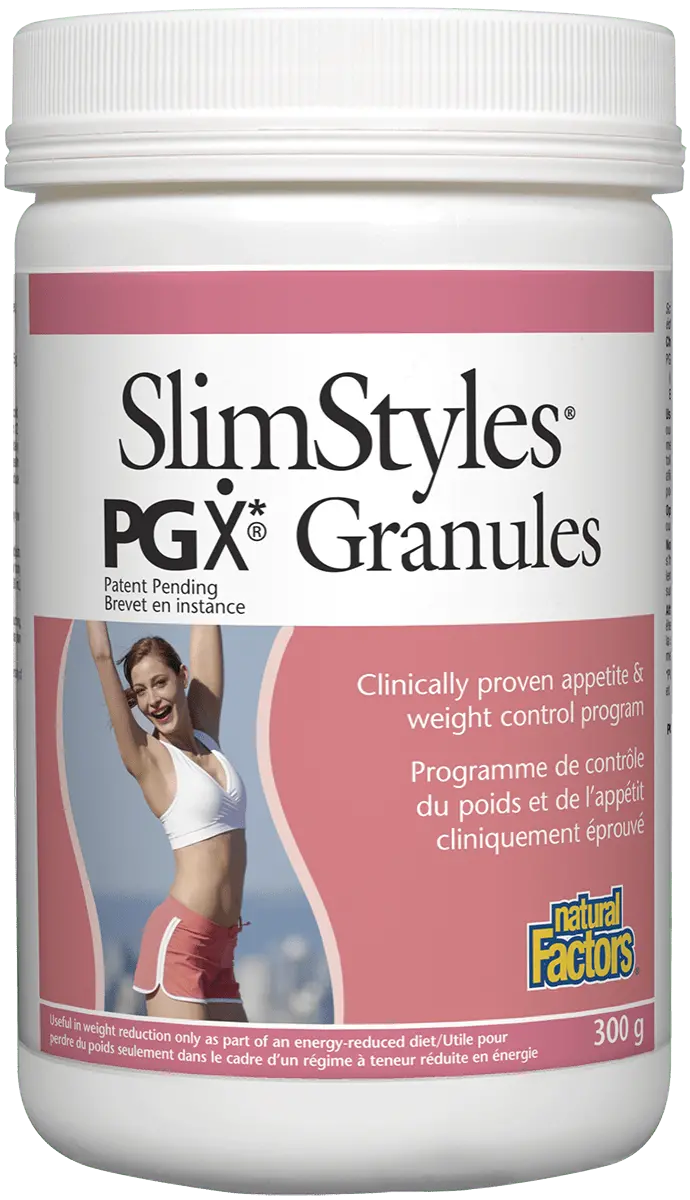 Natural Factors Slimstyles Pgx Granules – Unflavored, Soluble Fiber For Appetite Control, 300 G 1