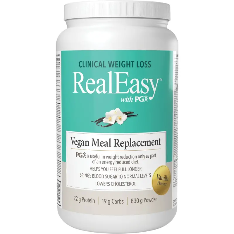 Natural Factors Vegan Realeasy Pgx Meal Replacement – Vanilla Flavor, 830 G 1