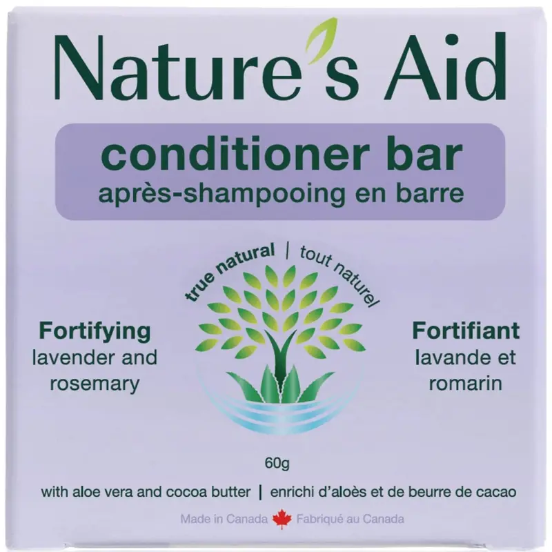 Nature'S Aid Fortifying Conditioner Bar — Rosemary & Lavender, 60G Strengthening Hair Treatment 1
