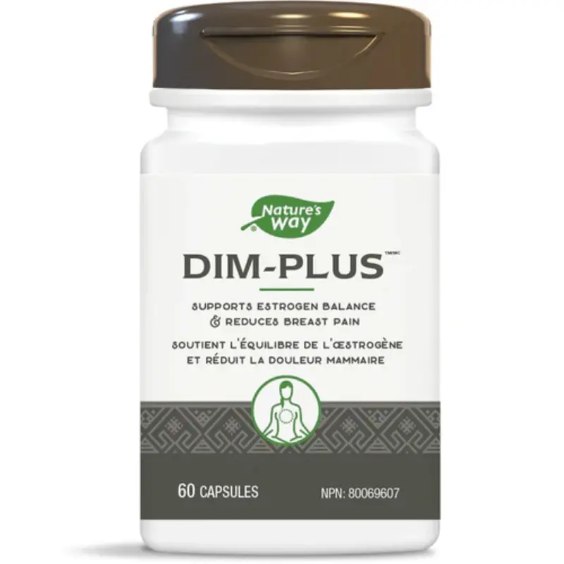 Nature'S Way Dim-Plus With Diindolylmethane – 60 Capsules 1