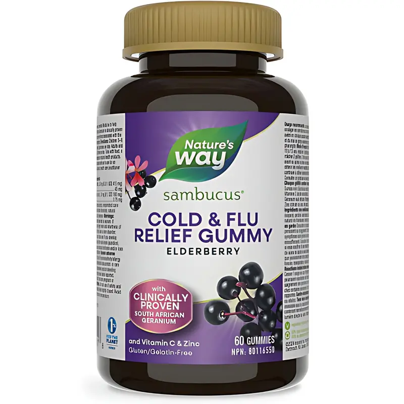 Nature'S Way Sambucus Adult Gummies For Immune Wellness – 60 Count, Elderberry Formula 1