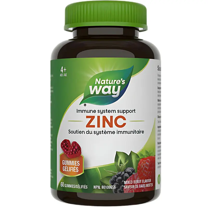 Nature’S Way Zinc Gummies – Immune Support, 60 Gummies 1
