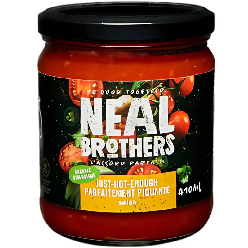 Neal Brothers Organic Medium-Hot Tomato Salsa – 410 Ml 1
