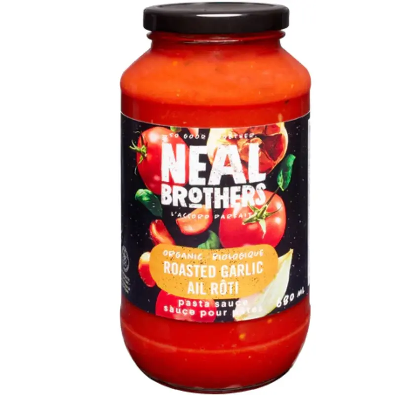 Neal Brothers Organic Roasted Garlic Pasta Sauce – 680 Ml 1
