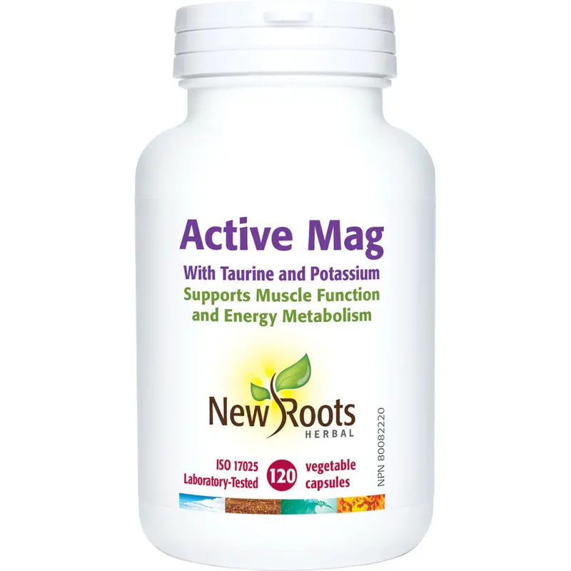 New Roots Active Magnesium Supplement – 120 Capsules 1