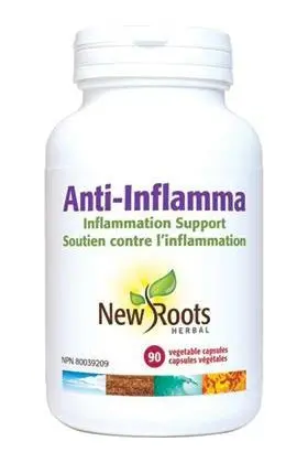 New Roots Anti-Inflamma Herbal Formula – 90 Capsules 1