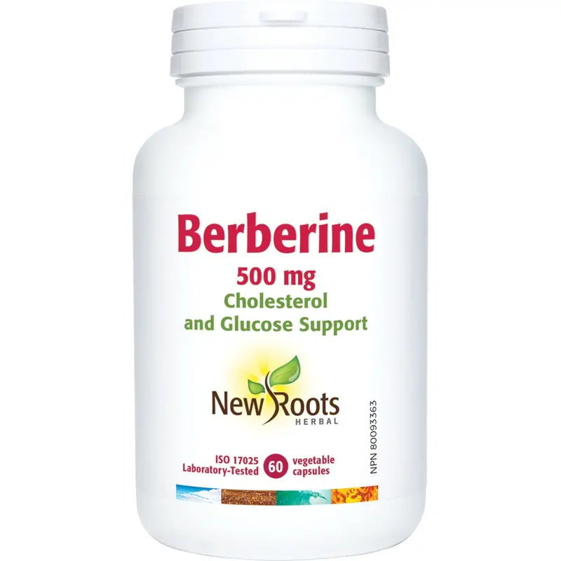 New Roots Berberine Hcl Supplement – 60 Capsules 1