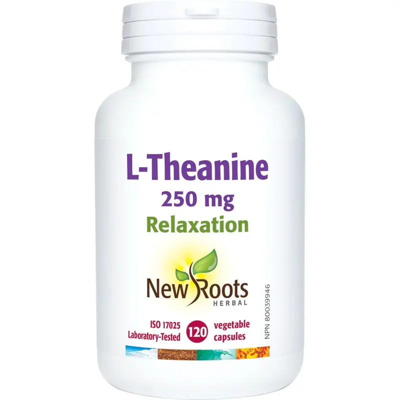 New Roots L-Theanine 250 Mg Capsules - 120 Count 1