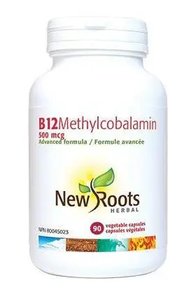 New Roots Methylcobalamin (Vitamin B12) – 500 Mcg, 90 Capsules 1