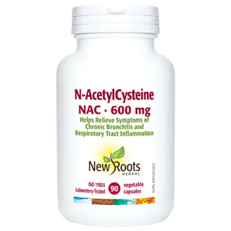 New Roots N-Acetyl Cysteine (Nac) – 600Mg Antioxidant Support, 60 Capsules 1
