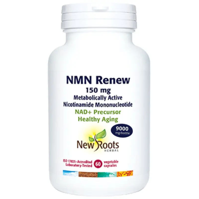 New Roots Nmn Renew Standard Dose – 150 Mg Per Capsule, 60 Count 1