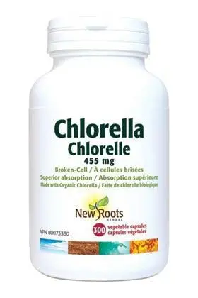 New Roots Organic Chlorella Tablets – 300 Count, 455Mg Per Tablet 1
