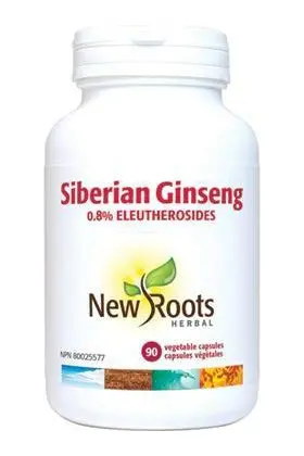 New Roots Siberian Ginseng (Eleuthero) Adaptogen – 90 Capsules 1