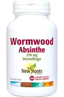 New Roots Wormwood Herbal Supplement For Parasite Cleansing (100 Capsules) 1