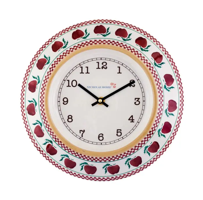 Nicholas Mosse Apple Design Large Wall Clock 1
