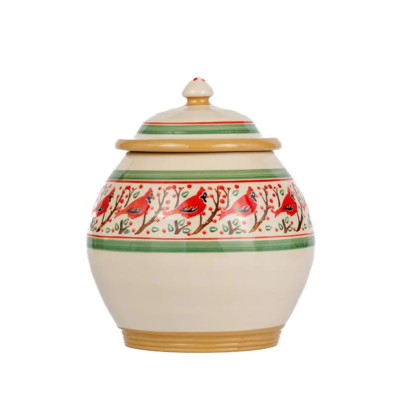 Nicholas Mosse Berry Bird Cookie Jar – Sealed Ceramic Storage With Lid 1
