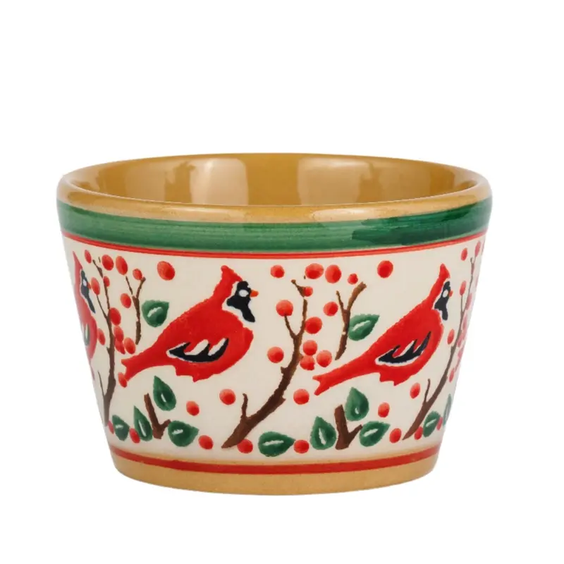 Nicholas Mosse Berry Bird Custard Cup – Miniature Ceramic Serving Dish 1