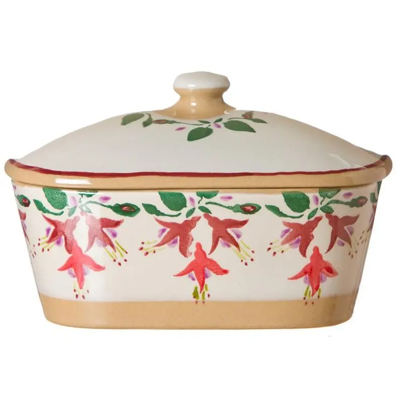 Nicholas Mosse Fuchsia Lidded Butter Dish 1