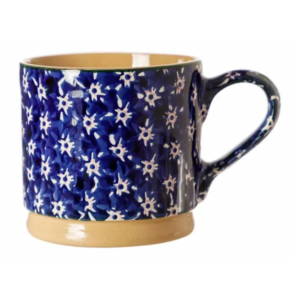 Nicholas Mosse Lawn Dark Blue Oversized Ceramic Mug 1