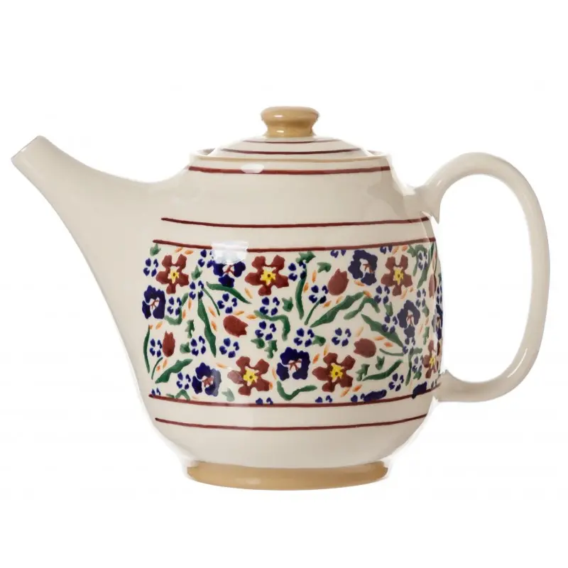 Nicholas Mosse Wild Flower Meadow Hand-Painted Teapot 1
